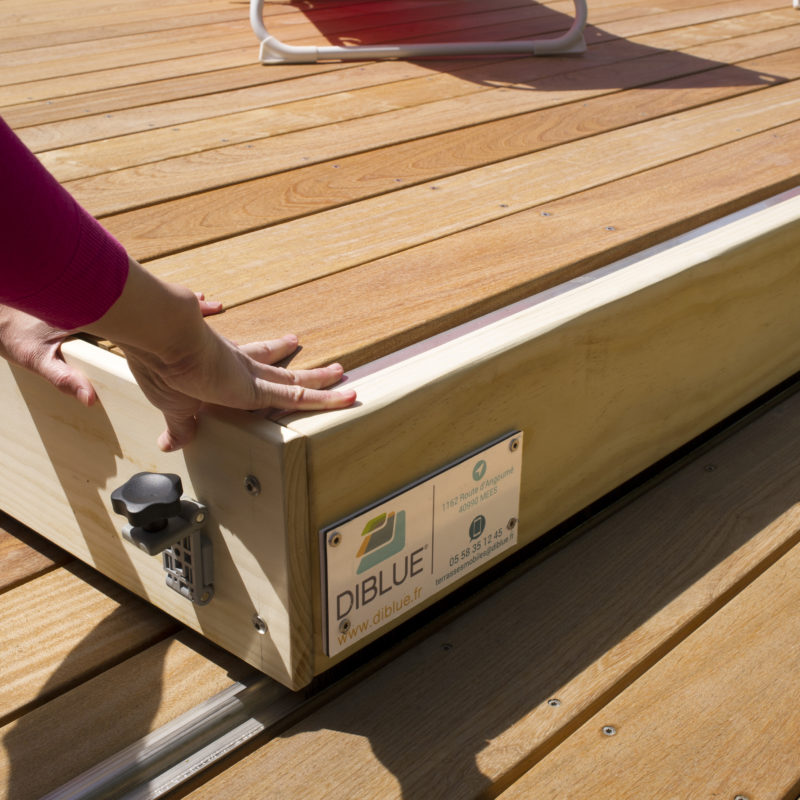 Légèreté, technologie, élégance et design pour cette terrasse mobile