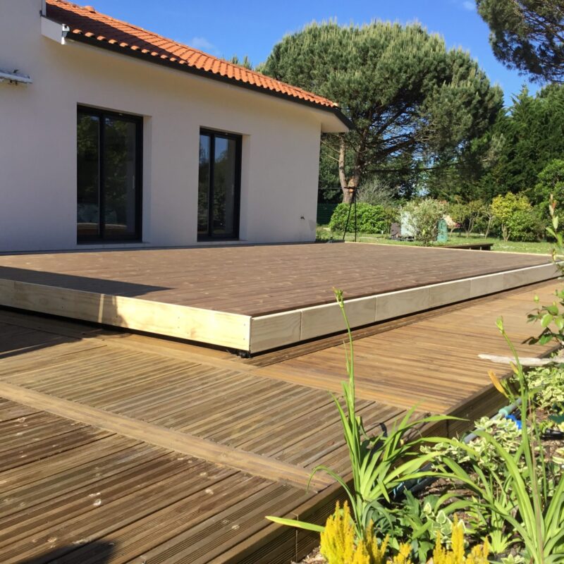 Terrasse mobile DIBLUE en système Grad Thermopin - Mimizan 40 -