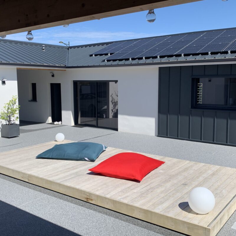 Terrasse mobile DIBLUE en système Grad ACCOYA - Hagetmau (40) -