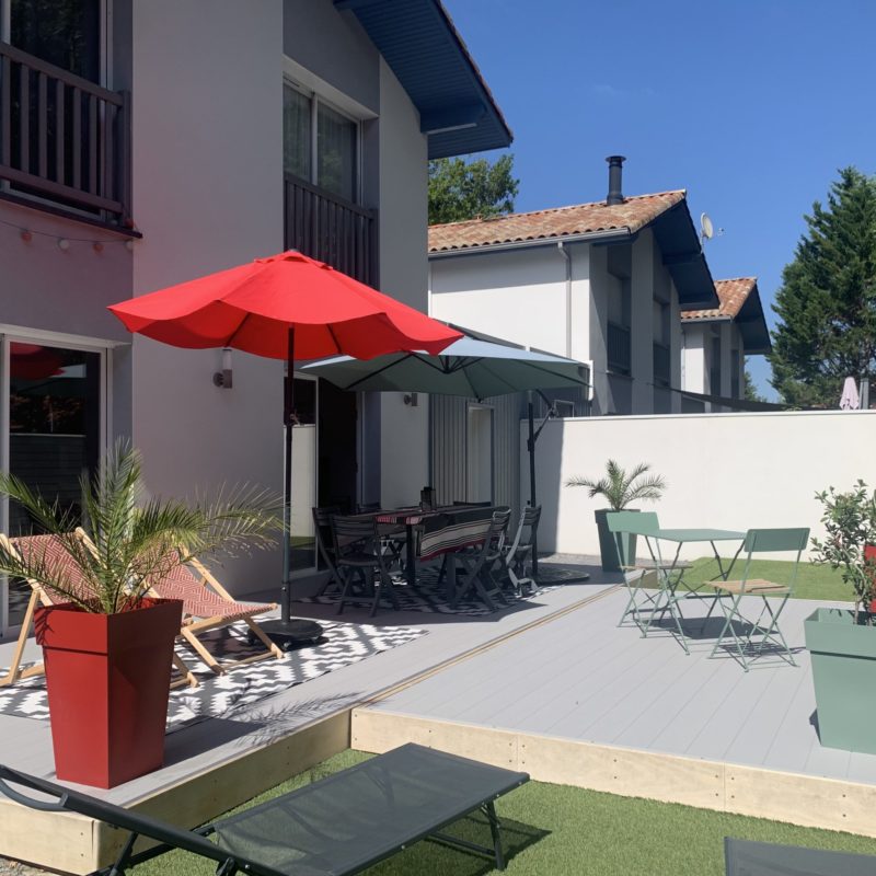 En prolongation d'une terrasse fixe pour optimiser l'espace !