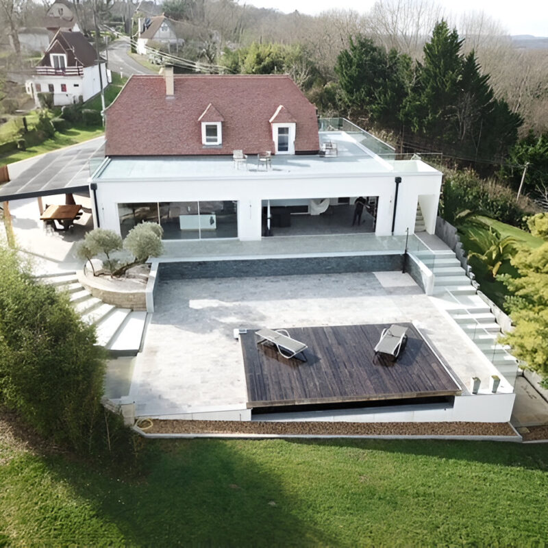 Magnifique maison avec sa terrasse mobile DIBLUE