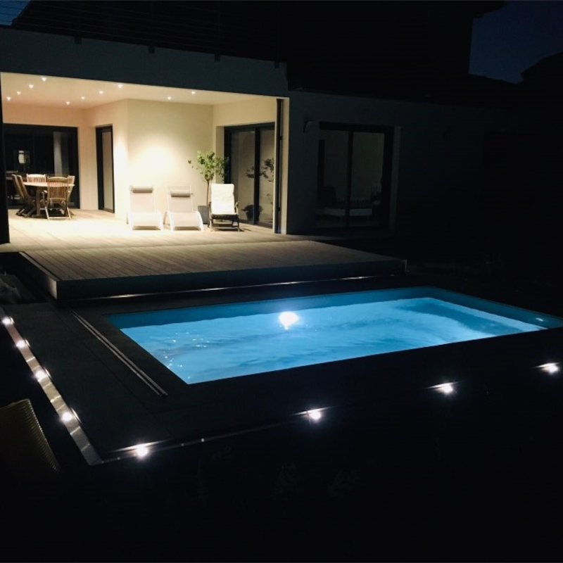 Terrasse Mobile DIBLUE en prolongation des terrasses fixes - Serres Castets (64) -