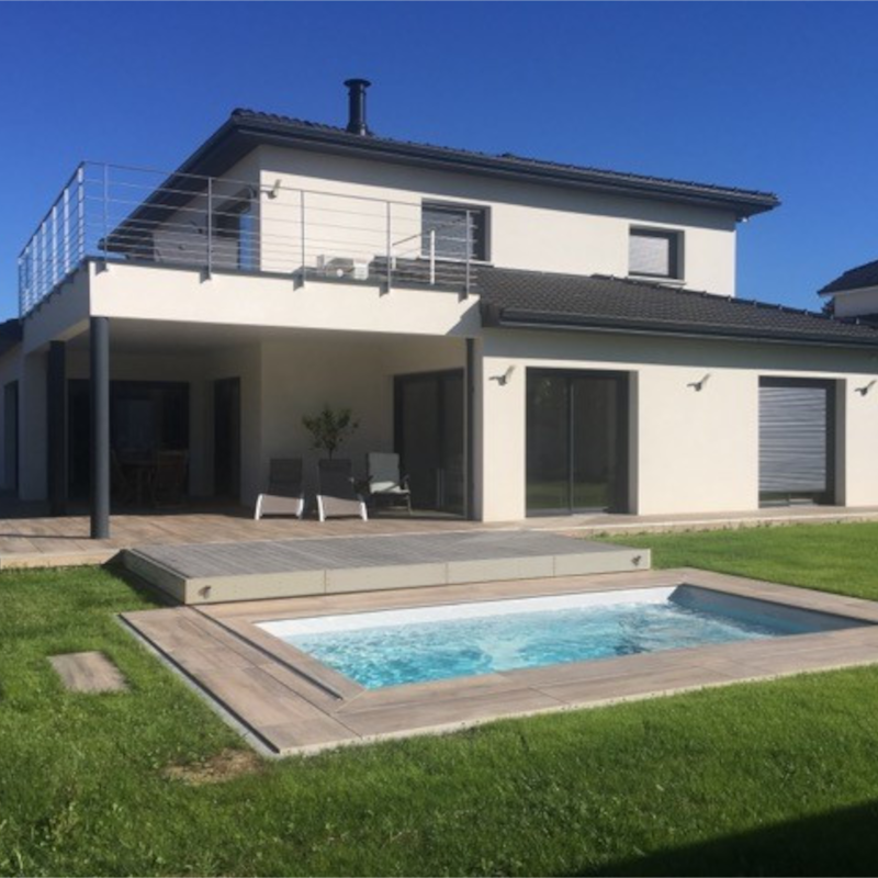 Terrasse Mobile DIBLUE en prolongation des terrasses fixes - Serres Castets (64) -