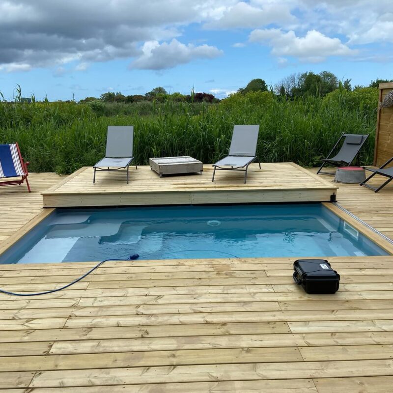 Terrasse mobile DIBLUE sur le bassin d'Arcachon (33)