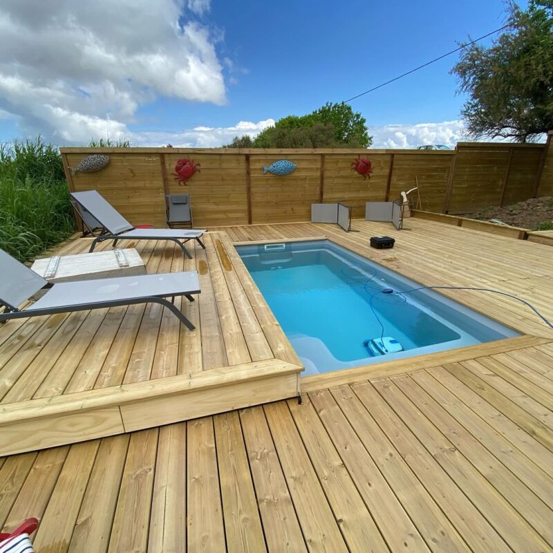 Terrasse mobile DIBLUE sur le bassin d'Arcachon (33)