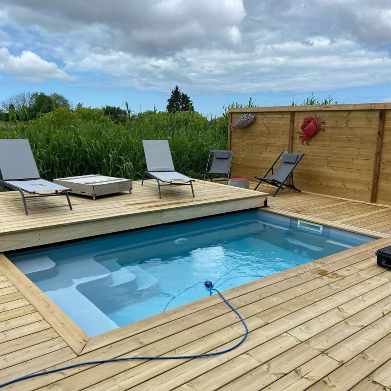 Terrasse mobile DIBLUE sur le bassin d'Arcachon (33)