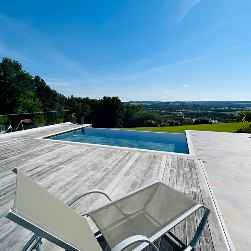 Terrasse mobile DIBLUE sur les hauteurs d'Orthez