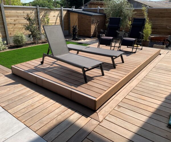 Terrasse mobile Habillage IPE