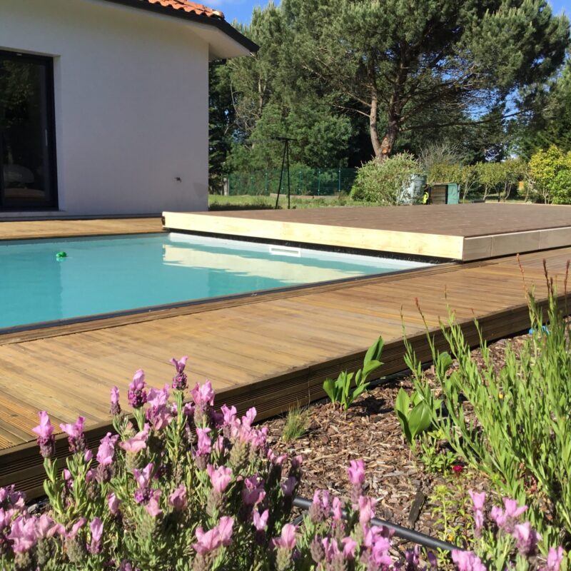 Terrasse mobile DIBLUE en système Grad Thermopin - Mimizan 40 -